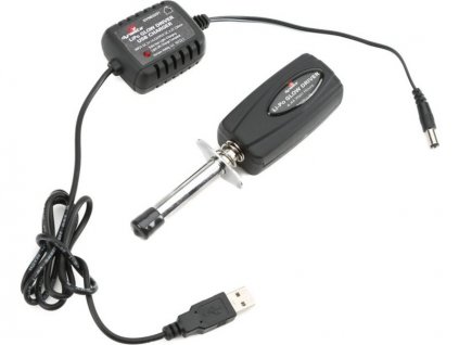 Žhavící koncovka LiPol s měřidlem s USB nabíječem - DYNE0201