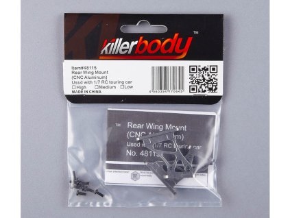 Killerbody vzpěry křídla hliníkové 1:7 vysoké šedé - KB48115HGY