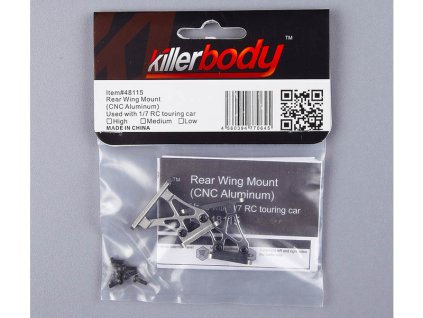 Killerbody vzpěry křídla hliníkové 1:7 střední šedé - KB48115LGY
