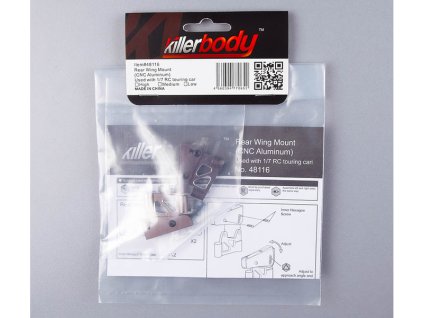 Killerbody vzpěry křídla hliníkové 1:7 nízké šedé - KB48116GY