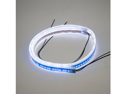 LED silikonový extra plochý pásek bílý 12 V, 60 cm - LFT60slimwhite