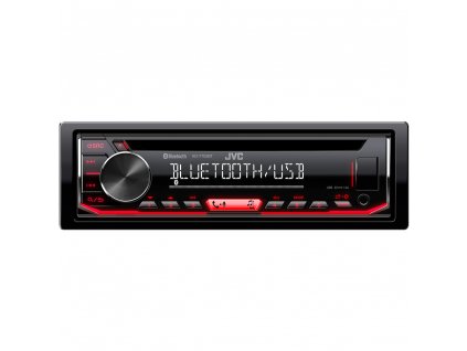 JVC autorádio s CD/MP3/USB/AUX/Bluetooth připojení/červené podsvícení/odním.panel - KD-T702BT