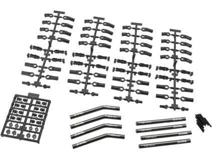 Axial vzpěry Stage 1 hliník, s koncovkami - AXIC0797