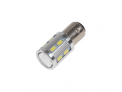 LED BAZ15D bílá, 12SMD Samsung + 3W Osram 10-30V - 95C-BAZ15D-3