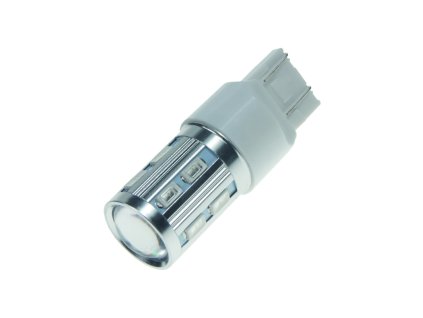 CREE LED T20 (7443) červená, 10-30V 12SMD Samsung + 3W Osram - 95C-T20-3red