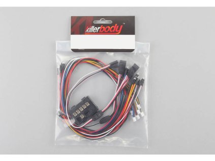 Killerbody sada 12 LED 3mm s řídicí jednotkou - KB48467