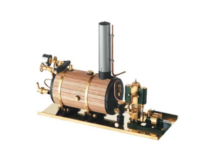 Krick Parní stroj Alex s ležatým kotlem - KR-22301