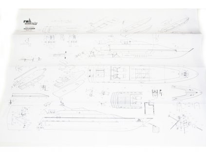 ROMARIN San Diego Mega jachta kit - KR-ro1045