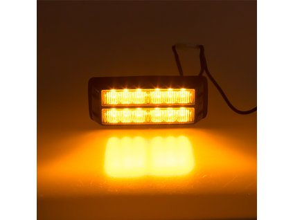 x PREDATOR dual 12x1W LED, 12-24V, oranžový, ECE R10 - kf006d