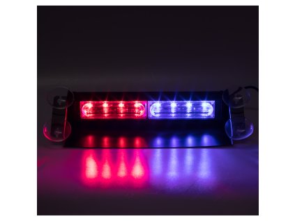 PREDATOR LED vnitřní, 8x LED 3W, 12V, modro-červený - kf741blre