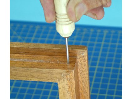 Modelcraft zatloukač hřebíků s dřevěnou rukojetí - SH-PPU8174