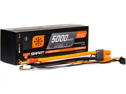 Spektrum Smart LiPo 14.8V 5000mAh 100C Short HC - SPMX50004S100HT