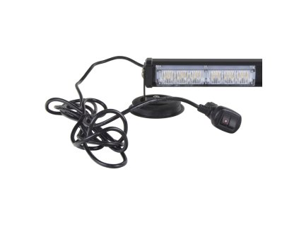 LED světelná alej, 24x 1W LED, oranžová 645mm, ECE R10