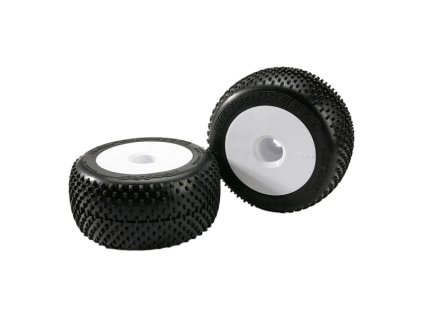 Traxxas kolo 3.8", disk Dished bílý, pneu Response Pro S1 (2) - TRA5375R