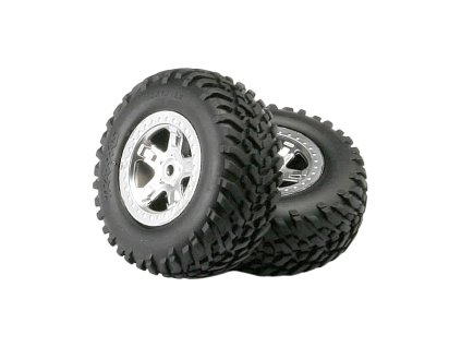 Traxxas kolo 2.2/3.0", disk SCT saténový, pneu SCT (2) - TRA5973