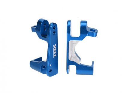 Traxxas závěs těhlice hliníkový modrý (pár) - TRA6832X
