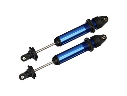 Traxxas tlumič GTX hliníkový modrý (2) - TRA7761