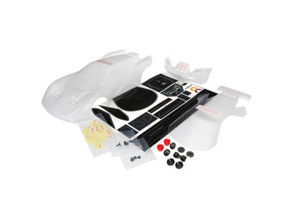 Traxxas karosérie Ford GT čirá s doplňky: 4-Tec 2.0 - TRA8311