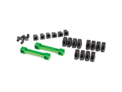 Traxxas spojky ramen závěsu kol hliníkové zelené: 4-Tec 2.0 - TRA8334G