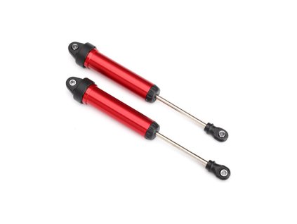 Traxxas tlumič GTR 134mm červený bez závitu (2) - TRA8451R