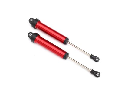 Traxxas tlumič GTR 160mm červený bez závitu (2) - TRA8461R