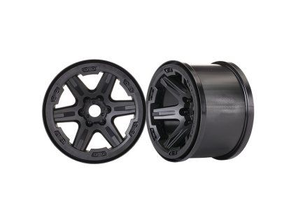 Traxxas disk 3.8" černý, 17mm drážkovaný (2) - TRA8671