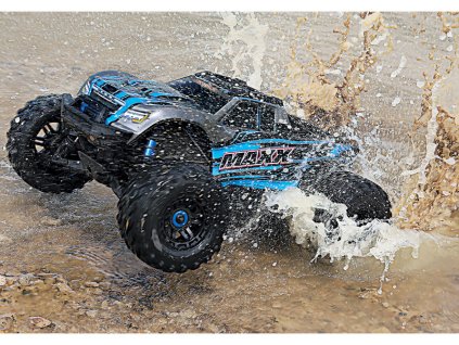 Traxxas Maxx 1:8 4WD TQi RTR modrý - TRA89076-4-BLUE