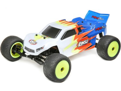 Losi Mini-T 2.0 1:18 RTR modrá/bílá - LOS01015T2