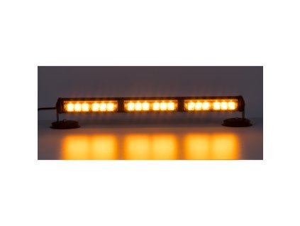 LED světelná alej, 18x LED 1W, oranžová 500mm, ECE R10 - kf755-3