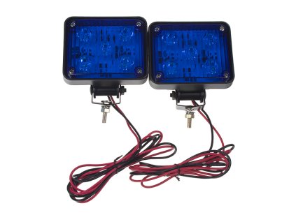 x PREDATOR LED vnitřní, 12V, 10x LED 1W, modrý - kf225blue