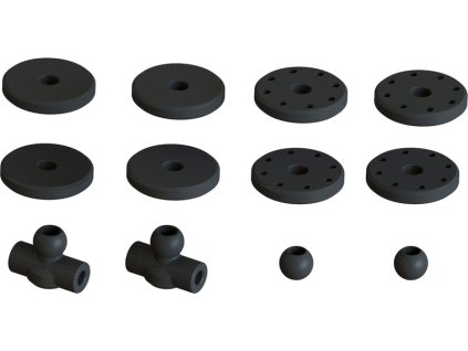 Arrma tlumič 16x115mm s olejem 1000cSt (2) - ARA330621