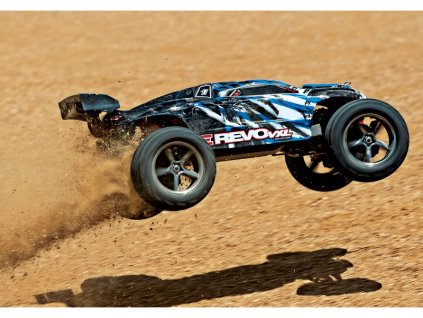 Traxxas E-Revo 1:16 VXL TQi RTR modré - TRA71076-3-BLUE