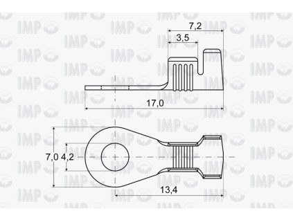 Kabelove oko Ø 4,2mm
