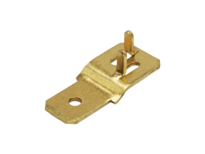 Letovaci konektor 6,3mm - do tistenych obvodu
