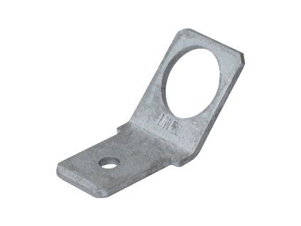 Nytovaci konektor 6,3mm - 45°