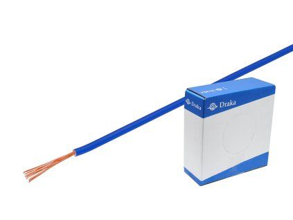 Kabel CYA 1,0mm2 tmave modry