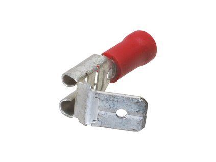 Konektor dutinka 6,3mm s odbockou