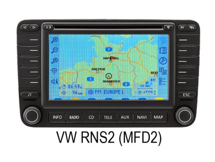 Video adapter pro park kameru VW/Skoda RNS2