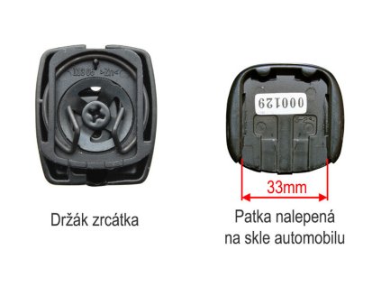 AK-043LAD monitor v zrcatku ztmavovaci Hyundai, Kia