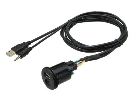 USB+JACK konektor Nissan