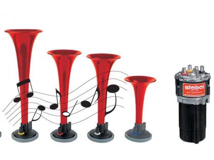 STEBEL MP4 MUSIC "Call to the post" 12V fanfáry - ST133M