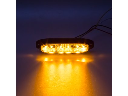 PROFI výstražné LED světlo vnější, oranžové, 12-24V, ECE R65 - 911-x6