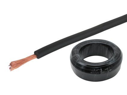 Napajeci kabel - cerny 5mm²