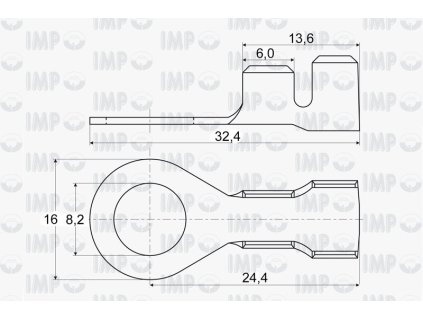Kabelové oko Ø 8,2mm - 427853