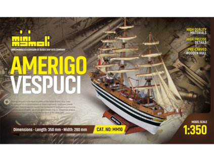 MINI MAMOLI Amerigo Vespucci 1:350 kit - KR-21810