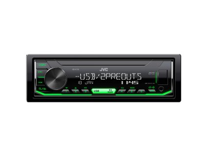 JVC autorádio bez mechaniky/USB/AUX/multicolor podsvícení/odnímatelný panel - KD-X176