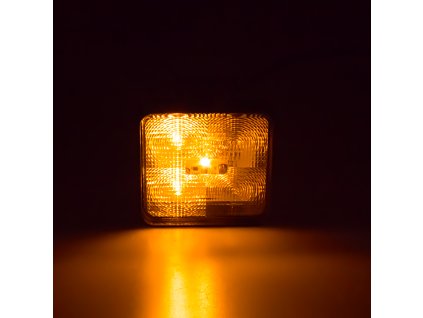 x Výstražné LED světlo vnější, oranžové, 12V/24V - kf717ora