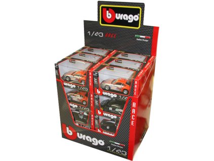 Bburago auta Race 1:43 (sada 24ks) - BB18-38000