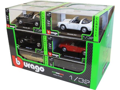 Bburago auta Classic 1:32 (sada 12ks) - BB18-43210X