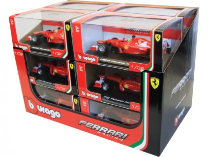Bburago formule Ferrari 1:32 (sada 12ks) - BB18-46810